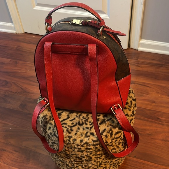 Coachbackpack Red/Signature (Small) - Picture 2 of 2